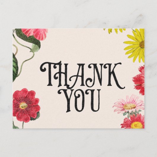 Thank You Greetings ポストカード (正面)