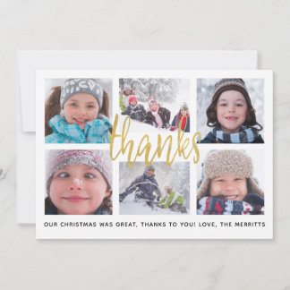 Thank You Grid金ゴールド | Thank You Photo Card シーズンカード