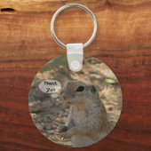 Thank You Ground Squirrel写真砂漠の動物 キーホルダー (正面)
