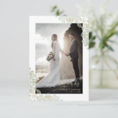 Thank You Guests Just Married Lace  Photo Wedding (スタンド正面)