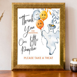 Thank You Halloween Baby Shower Fever Poster ポスター