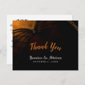 Thank You Halloween Gothic 結婚's Post Card ポストカード (正面/裏面)