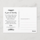 Thank You Halloween Gothic 結婚's Post Card ポストカード (裏面)