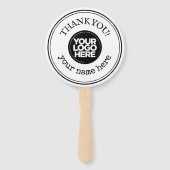Thank You Handmade ミニマル Business Logo ハンドファン (裏面)