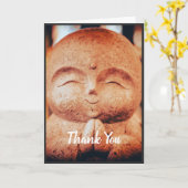 Thank You Happy Buddha  カード (黄色い花)