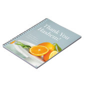 Thank You Hashemスパイラル感謝ノート ノートブック (左側)