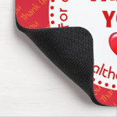 THANK YOU Healthcare Hero Customizable マウスパッド (コーナー)