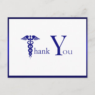 Thank You Healthcare Medical Doctorナースヒーロー ポストカード