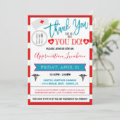 Thank You Healthcare Workersイベント招待状 招待状 (スタンド正面)