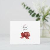 Thank You, Heart A Quiet Thank You Gratitude in Bl ポストカード (スタンド正面)