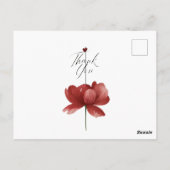 Thank You, Heart A Quiet Thank You Gratitude in Bl ポストカード (裏面)