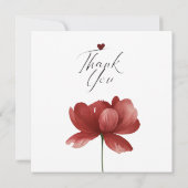 Thank You, Heart A Quiet Thank You Gratitude in Bl 招待状 (裏面)