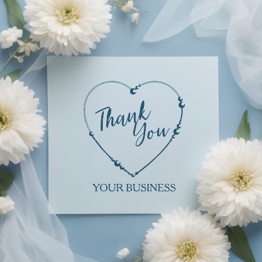 Thank You Heart Design For Artisan Items ラバースタンプ