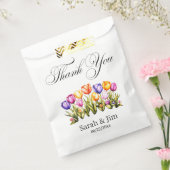 Thank you heart Wedding favor bags フェイバーバッグ (封をした状態)