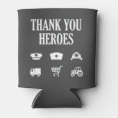 Thank You Heroes |最初の応答者 缶クーラー (正面)