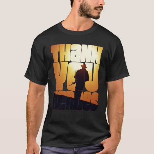 Thank You Heroes  6 Tシャツ (正面)