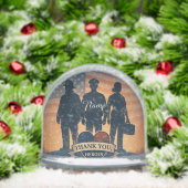"Thank You, Heroes" First Responder Snow Globe (クリスマス)