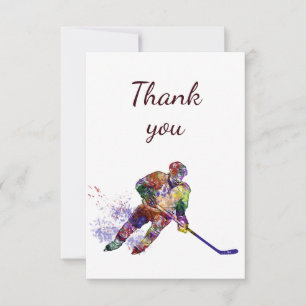 Thank You Hockeyスポーツ サンキューカード
