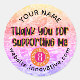 Thank You Innov8Tive Pohsラベル ラウンドシール