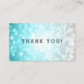 Thank You Insertビーチグラデーショングリッター灯 エンクロージャーカード (正面)