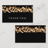 Thank You Insert金ゴールドHollywood Glam エンクロージャーカード (正面/裏面)