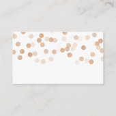 Thank You Insert フェイク Copper Foilグリッターライト エンクロージャーカード (裏面)