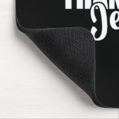 Thank You Jesus Faith Based Christian Bible Gospel マウスパッド (コーナー)