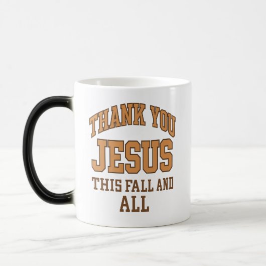 Thank You Jesus This Fall and All –  Fall theme モーフィングマグカップ (左)