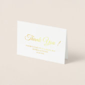 Thank You Label Cardsデザインfor Business 箔カード (正面)