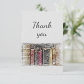 Thank You Library Books Readerボランティ救済ア サンキューカード (スタンド正面)