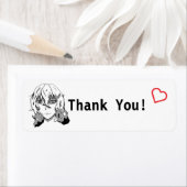Thank You lineart ❤️ ラベル (インサイチュ)