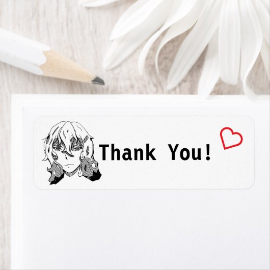 Thank You lineart ❤️ ラベル (インサイチュ)