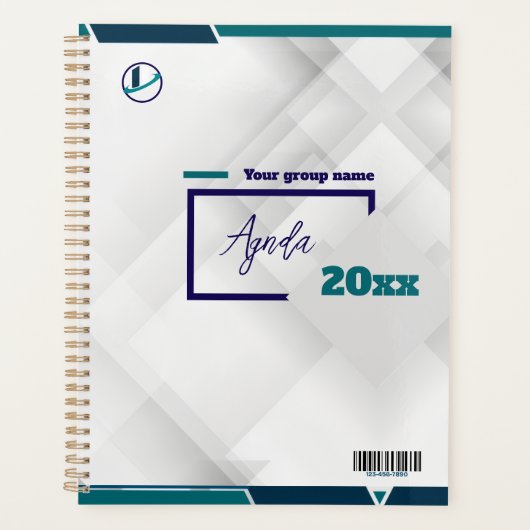 Thank you & Logo & Text personalize Planner プランナー手帳 (正面)