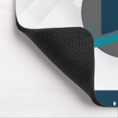 Thank you & Logo white マウスパッド (コーナー)