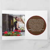 Thank You Loveハート結婚のカード サンキューカード (内部)