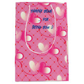 Thank You - Love – バレンタインデー中抱き枕 ミディアムペーパーバッグ (正面)