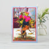 Thank You Love's Flowers PM001 サンキューカード (スタンド正面)