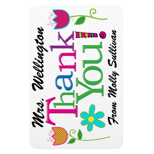 Thank You Magnet マグネット (縦)