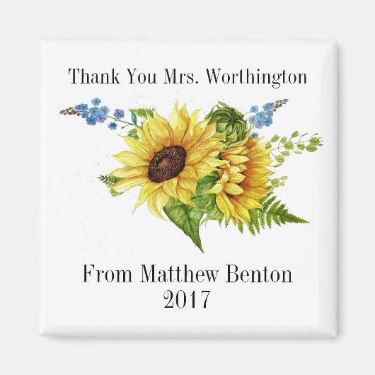 Thank You Magnet マグネット (正面)