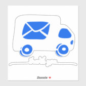 Thank you Mail Box Decal Sticker, Thank you label, シール (シート)