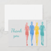 Thank You Marathon Runners 走's Sport サンキューカード (正面/裏面)