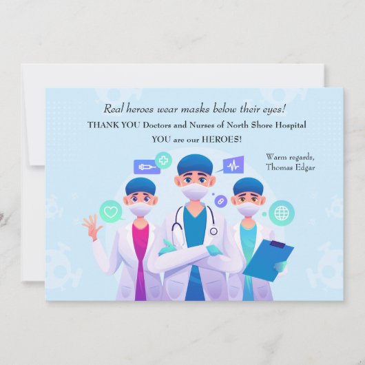 Thank You Medical Heroesカード サンキューカード (正面)
