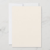 Thank you - Memorial Funeral Beige Card サンキューカード (裏面)