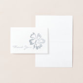 Thank You Metallic Tropical Island Hibiscus Flower 箔カード (ディスプレー)