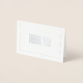 Thank You Mini 箔カード (正面)