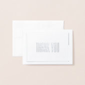 Thank You Mini 箔カード (封筒付き正面)