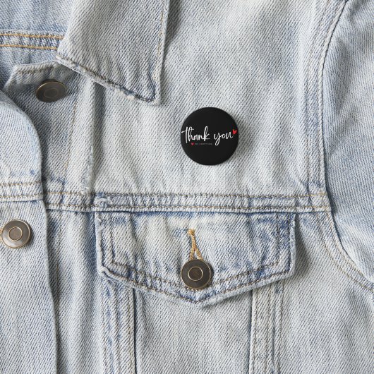 Thank You Minimalist Button Badge 缶バッジ (インサイチュ)