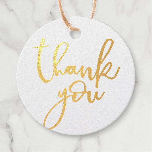 THANK YOU MODERN HANDLETTERED Writechnology フェイバータグ (正面)