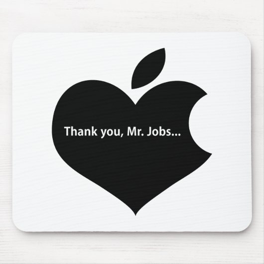 THANK YOU MR JOBS マウスパッド (正面)