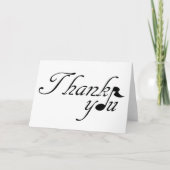 Thank You Music Note カード (正面)